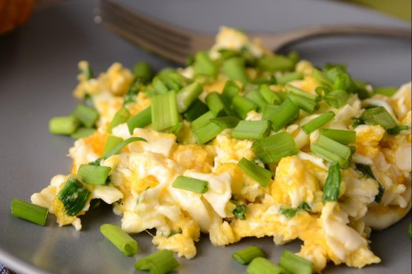 Spring Onions with Egg